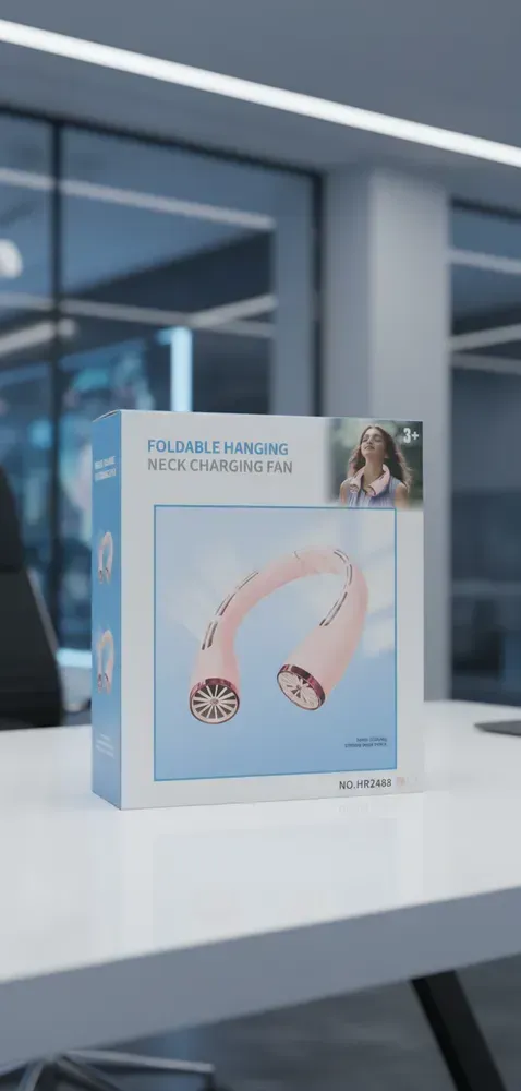 مروحة الرقبة القابلة للطي بشحن USB