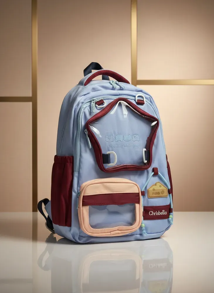 Chrisbella Star-Window Fashion Backpack